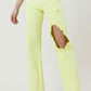 Distressed Wide Cut Straight Leg Jeans