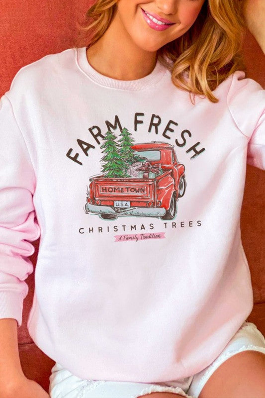 Christmas Splendor Farm Fresh Sweatshirt