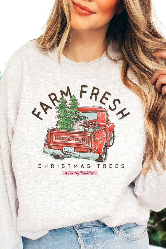 Christmas Splendor Farm Fresh Sweatshirt