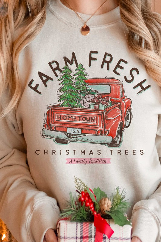 Christmas Splendor Farm Fresh Sweatshirt