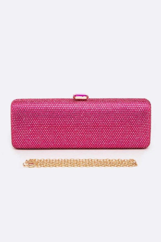 Crystal Pave Box Clutch