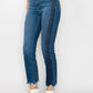 High Rise Slim Straight  Jeans