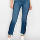 High Rise Slim Straight  Jeans