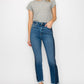 High Rise Slim Straight  Jeans