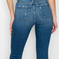 High Rise Slim Straight  Jeans