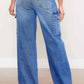 Pearl High-Rise Wide Leg Cargo Jeans