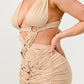 Sahara Mystique Pleated Gown