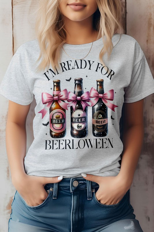 Halloween Coquette, Halloween Beer Graphic Tee