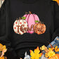 Pumpkin Graphic Halloween Sweatshirt