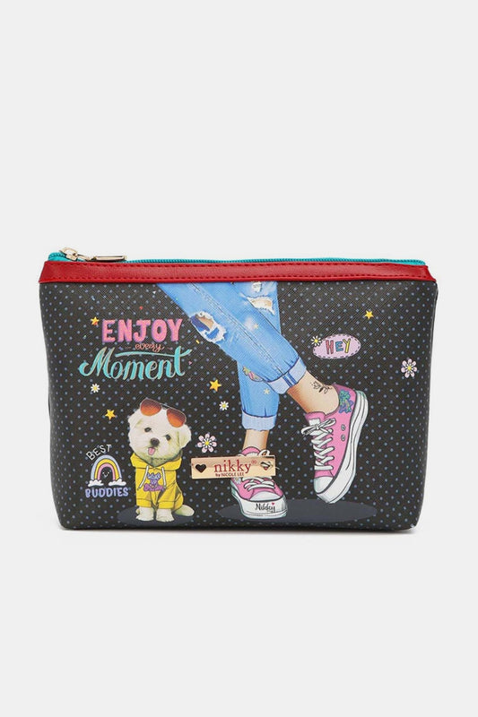 Printed Large Cosmetic Pouch