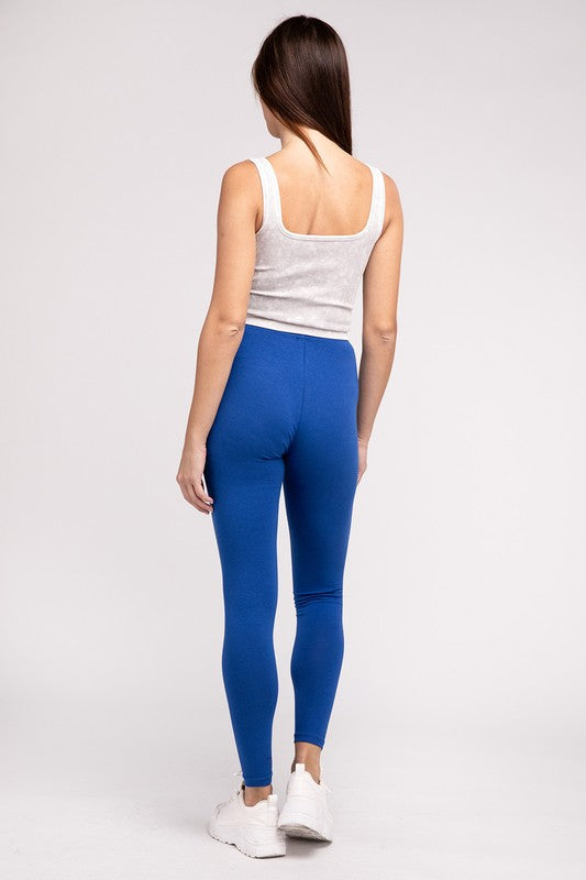 Full-Length Cotton  Leggings