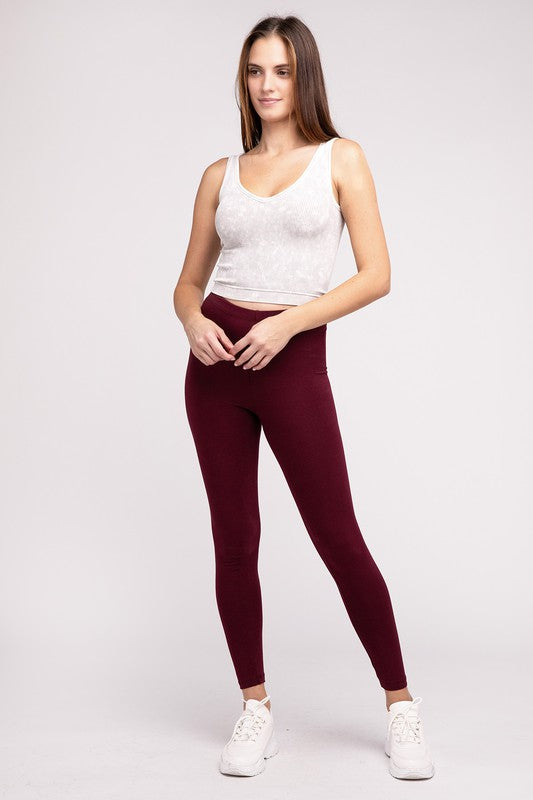 Full-Length Cotton  Leggings