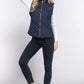 Suede Quilted Vest