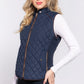 Suede Quilted Vest