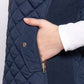 Suede Quilted Vest