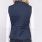 Suede Quilted Vest