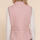 Suede  Quilted Vest