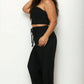 Plus Bustier Crop Cami Top & Pant Sets