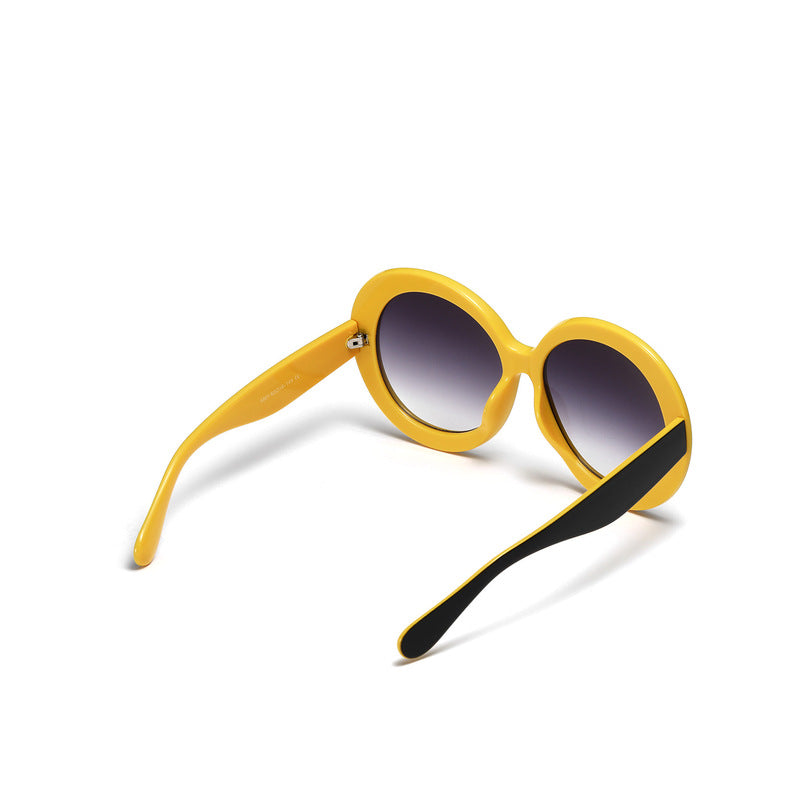 Round  Oversized  Sunglasses