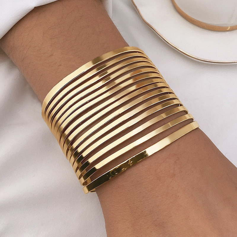 Irregular Open  Cuff Bracelet