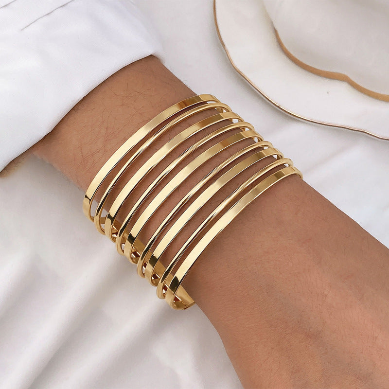 Irregular Open  Cuff Bracelet