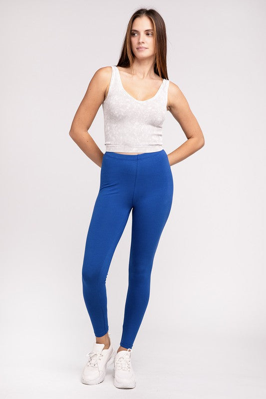 Full-Length Cotton  Leggings