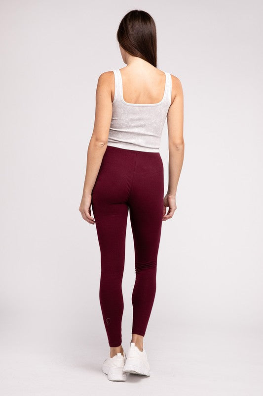 Full-Length Cotton  Leggings