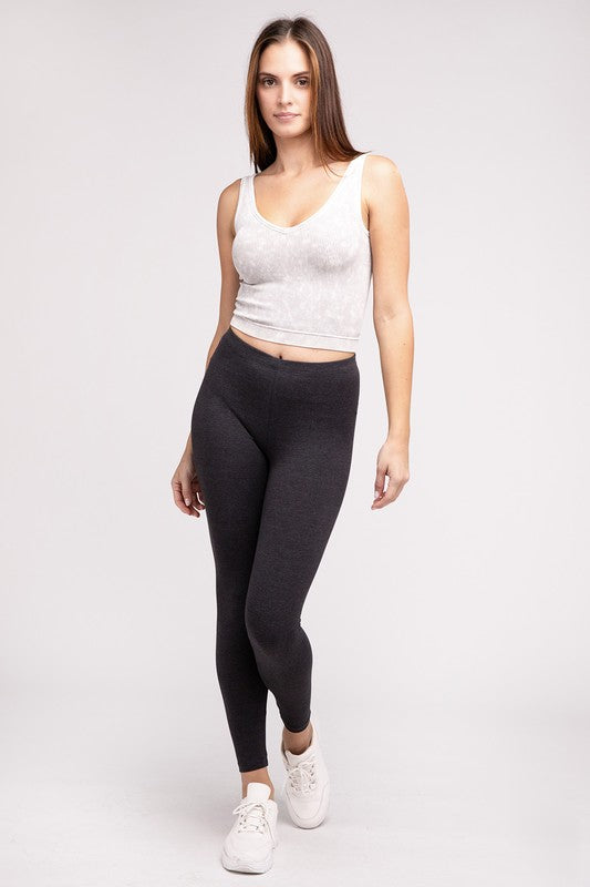 Full-Length Cotton  Leggings